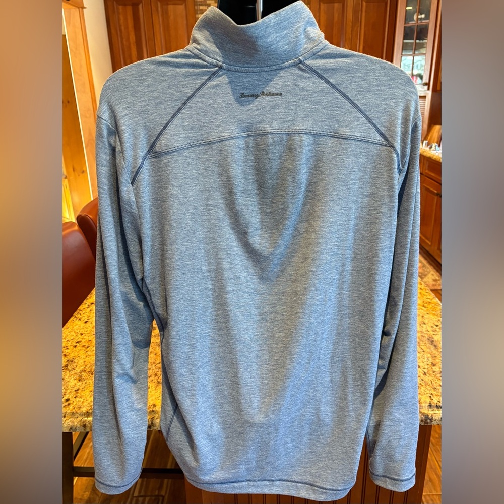 Tommy Bahama Heather blue Quarter-Zip Pullover‎ - Picture 9 of 10